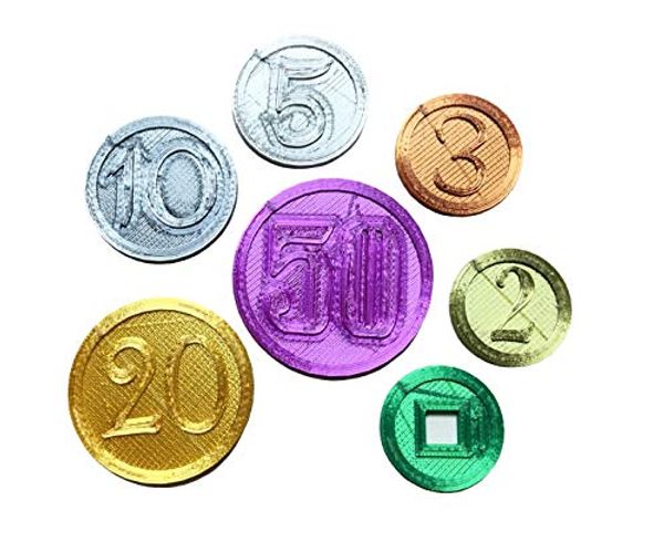 Cover Art for 0640081094309, RPG3D Scythe Board Game Currency Token  Coins by 