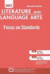 Cover Art for 9780554003979, Holt Literature and Language Arts Focus on Standards by Holt Rinehart & Winston