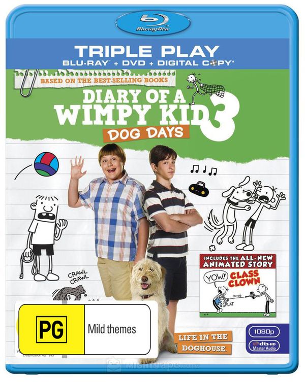 Cover Art for 9321337143811, Diary Of A Wimpy Kid - Dog Days | Blu-ray + DVD + Digital Copy by Universal DVD