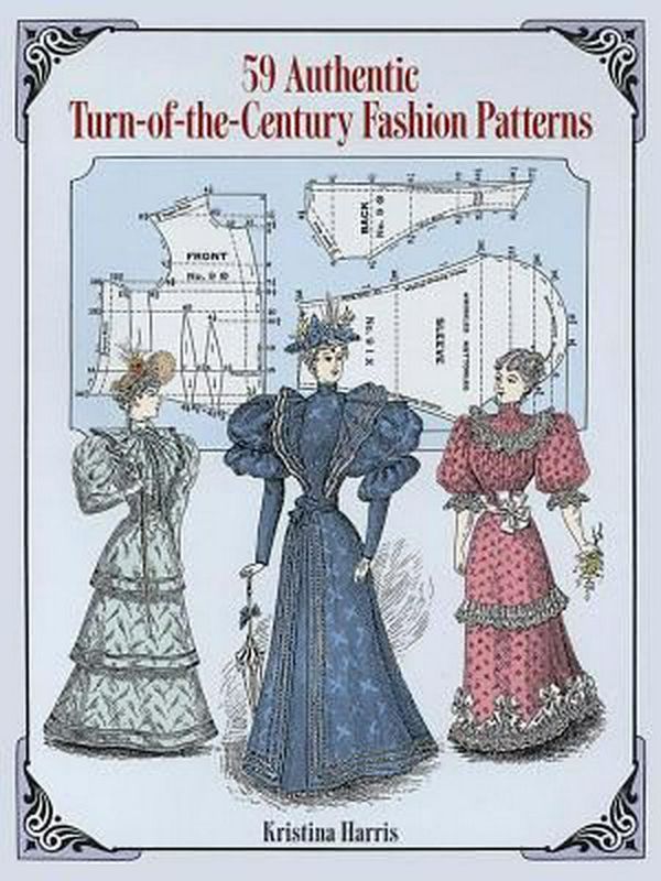 Cover Art for 9780486283579, 59 Authentic Turn-Of-The-Century Fashion Patterns by Kristina Harris