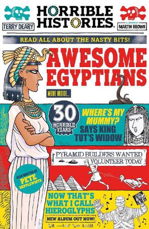 Cover Art for 9780702322914, Awesome Egyptians (newspaper edition) by Hepplewhite, Peter, Deary, Terry