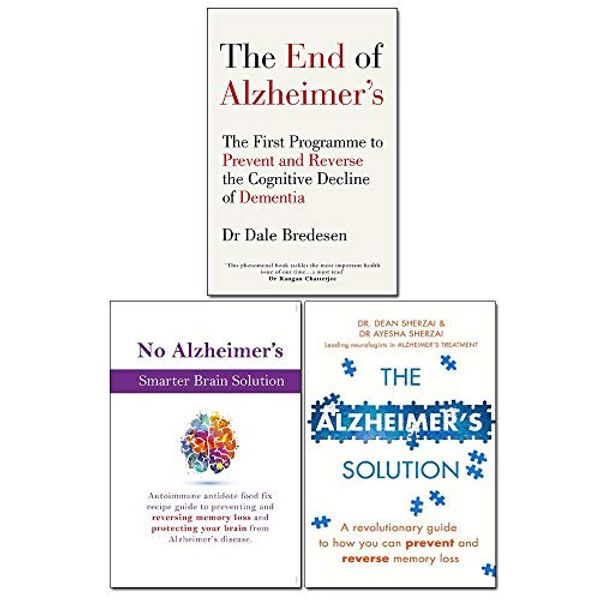 Cover Art for 9789123856121, End of Alzheimer’s, The Alzheimer's Solution and No Alzheimer's Smarter Brain Keto Solution 3 Books Collection Set by Dr. Dale Bredesen, Dr. Dean Sherzai, Iota