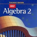 Cover Art for 9790030385314, Algebra 2 Teacher's Edition [Hardcover] by Holt Rheinhart and Winston