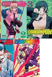 Cover Art for B09B7YQMM1, Chainsaw Man Manga Set 1-5 by Tatsuki Fujimoto