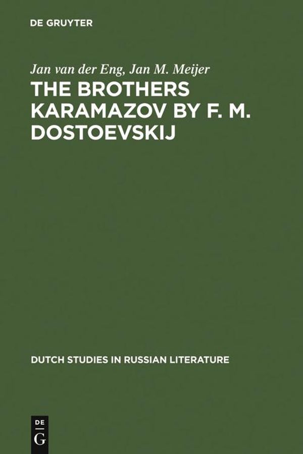 Cover Art for 9783110802023, The Brothers Karamazov by F. M. Dostoevskij by Jan van der Eng, Jan M. Meijer