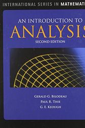 Cover Art for 9780763774929, Introduction to Analysis by Gerald Bilodeau