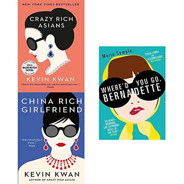 Cover Art for 9789123716760, Where'd you go bernadette, china rich girlfriend and crazy rich asians 3 books collection set by Kevin Kwan, Maria Semple