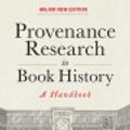 Cover Art for 9781584563648, Provenance Research in Book History by David Pearson