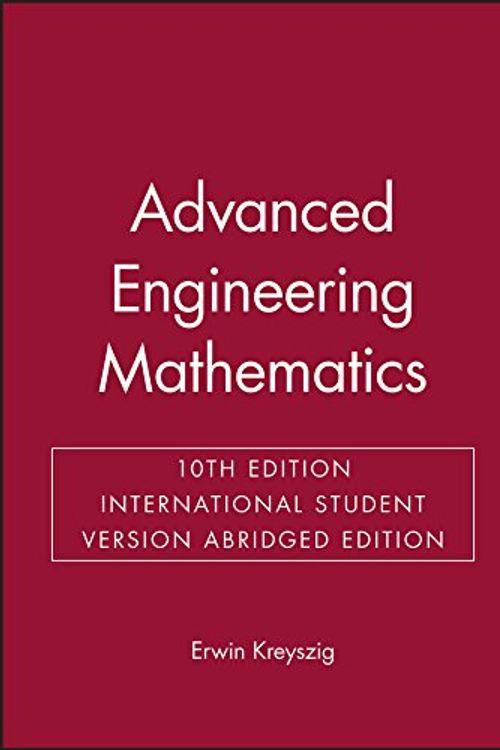 Cover Art for 9781118165096, Advanced Engineering Mathematics by Erwin Kreyszig