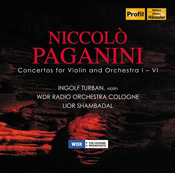 Cover Art for B00MP5U0KS, Niccolo Paganini: Concertos for Violin & Orchestra 1-6 by 