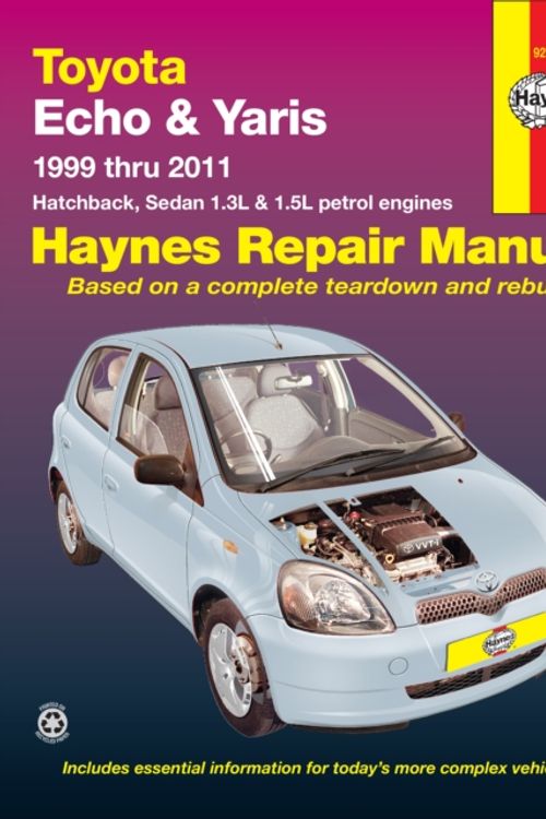 Cover Art for 9781620921364, Toyota Echo/Yaris Automotive Repair Manual: 1999-2011 (Haynes Automotive Repair Manuals) by Haynes Publishing