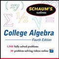 Cover Art for 9780071821810, Schaum's Outline of College Algebra by Murray R. Spiegel, Robert E. Moyer