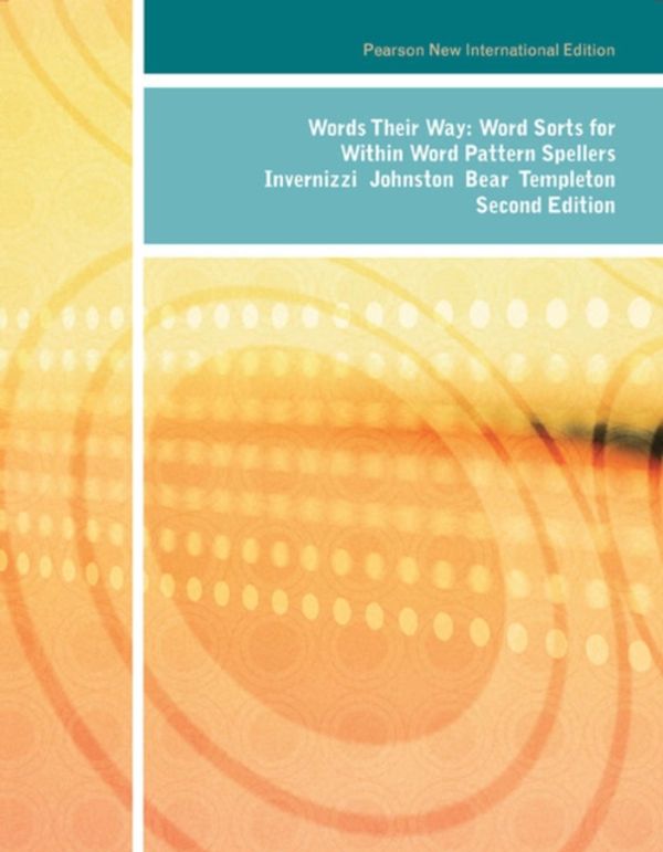 Cover Art for 9781292021812, Words Their Way: Pearson New International Edition by Marcia R. Invernizzi