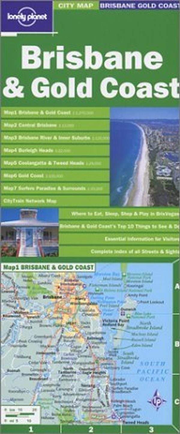 Cover Art for 9781740594349, Brisbane and Gold Coast (Lonely Planet City Map) by Lonely Planet