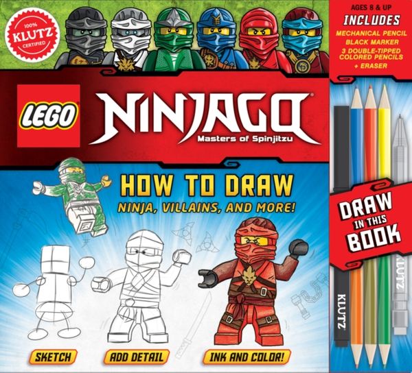 Cover Art for 9781338137217, LEGO NINJAGO: How to Draw Ninja, Villains and More! (Klutz) by Pat Murphy