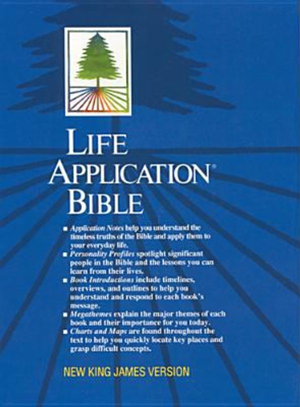 Cover Art for 0031809029572, Life Application Bible: NKJV (Navy Bonded Leather) by Tyndale House Publishers Staff
