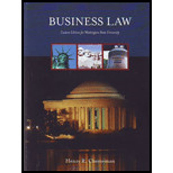 Cover Art for 9780558345754, Business Law (Custom) by Cheeseman