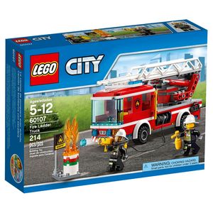 Cover Art for 0673419247863, Fire Ladder Truck Set 60107 by LEGO