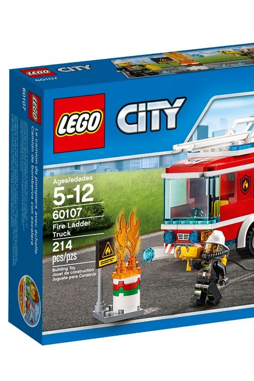 Cover Art for 0673419247863, Fire Ladder Truck Set 60107 by LEGO