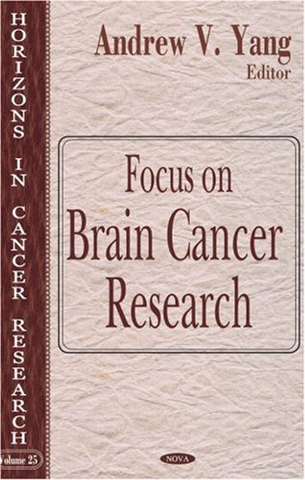 Cover Art for 9781594549731, Focus on Brain Cancer Research by Unknown
