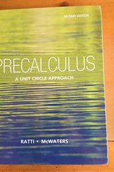 Cover Art for 9780321825391, Precalculus: A Unit Circle Approach by Ratti, J. S.; McWaters, Marcus S.