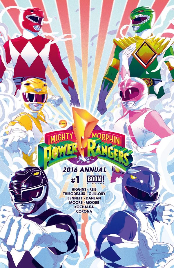 Cover Art for 9781681598819, Mighty Morphin Power Rangers 2016 Annual by James Kochalka, Jorge Corona, Kyle Higgins, Rob Guillory, Rod Reis, Ross Tibodeaux, Terry Moore
