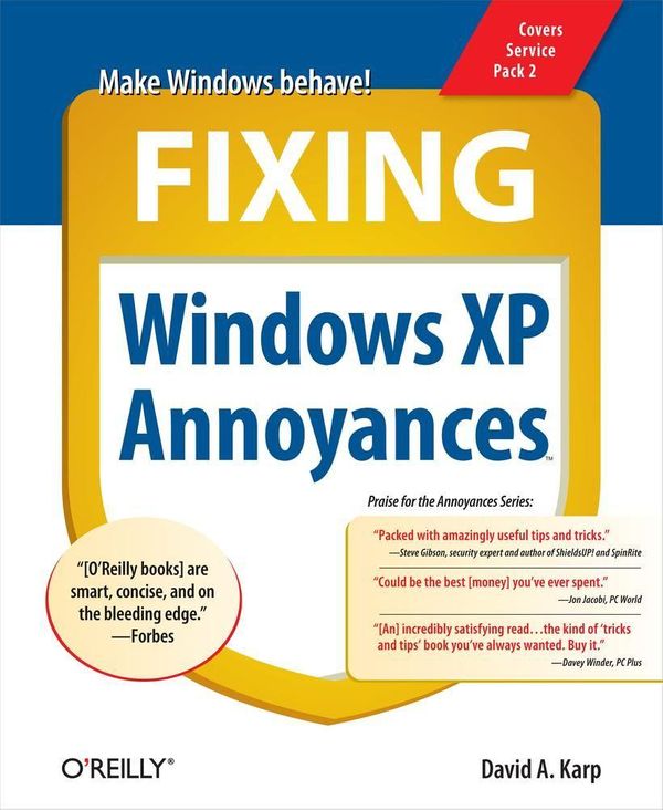 Cover Art for 9781449390945, Fixing Windows XP Annoyances by Karp, David A.