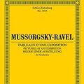 Cover Art for 9783795772765, Pictures at an Exhibition: Instrumetnation by Maurice Ravel - Study Score by Modeste Mussorgsky