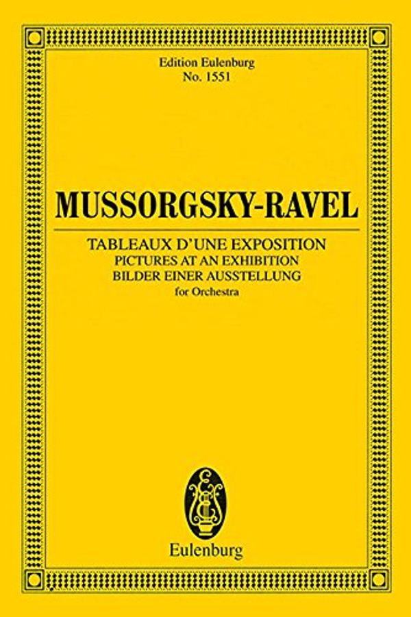 Cover Art for 9783795772765, Pictures at an Exhibition: Instrumetnation by Maurice Ravel - Study Score by Modeste Mussorgsky