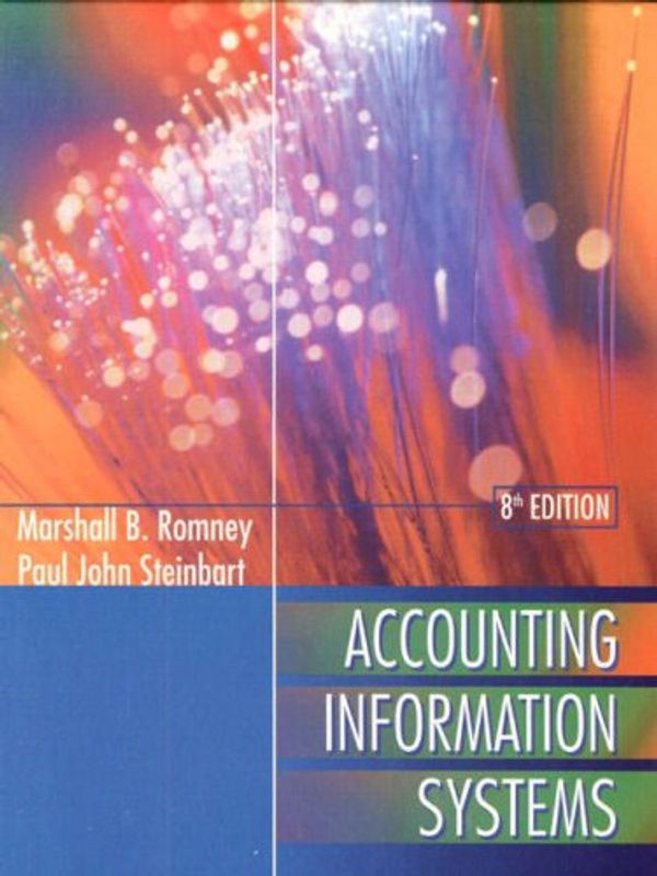 Cover Art for 9780201684179, Accounting Information Systems by F Romney