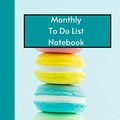 Cover Art for 9798692972866, Monthly To Do List Notebook Color Big Donut Cover: 120 pages, (Large, 8.5 x 11) by Goodbook Publication