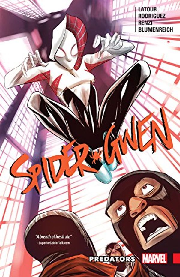Cover Art for B075MSHNY5, Spider-Gwen Vol. 4: Predators (Spider-Gwen (2015-2018)) by Jason Latour