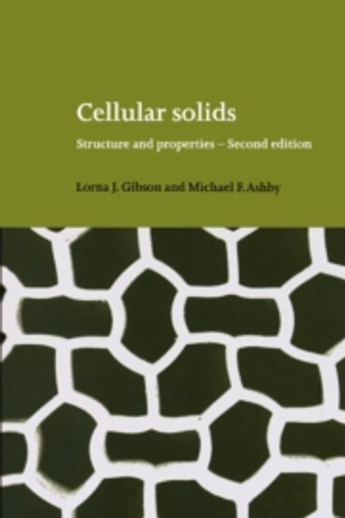 Cover Art for 9780521499118, Cellular Solids by Lorna J. Gibson, Michael F. Ashby