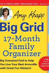 Cover Art for 9781728263748, 2024 Amy Knapp's Big Grid Family Organizer Wall Calendar: 17-Month Giant Fridge Calendar for Mom with 175+ Stickers (Hanging Family Plan Calendar, ... 2024) (Amy Knapp's Plan Your Life Calendars) by Amy Knapp