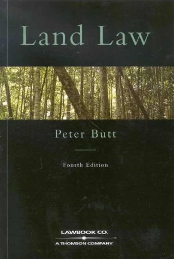 Cover Art for 9780455217536, Land Law by Peter Butt