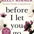 Cover Art for B0759TJKCF, Before I Let You Go: A gripping novel about the unbreakable bond between sisters by Kelly Rimmer