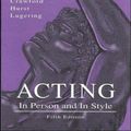 Cover Art for 9780697201331, Acting in Person and in Style by Jerry L. Crawford