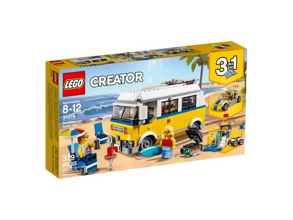 Cover Art for 5702016111262, Sunshine Surfer Van Set 31079 by LEGO