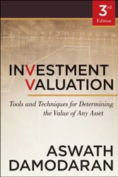 Cover Art for 9781118011522, Investment Valuation by Aswath Damodaran