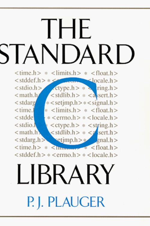 Cover Art for 9780131315099, The Standard C. Library by P.j. Plauger