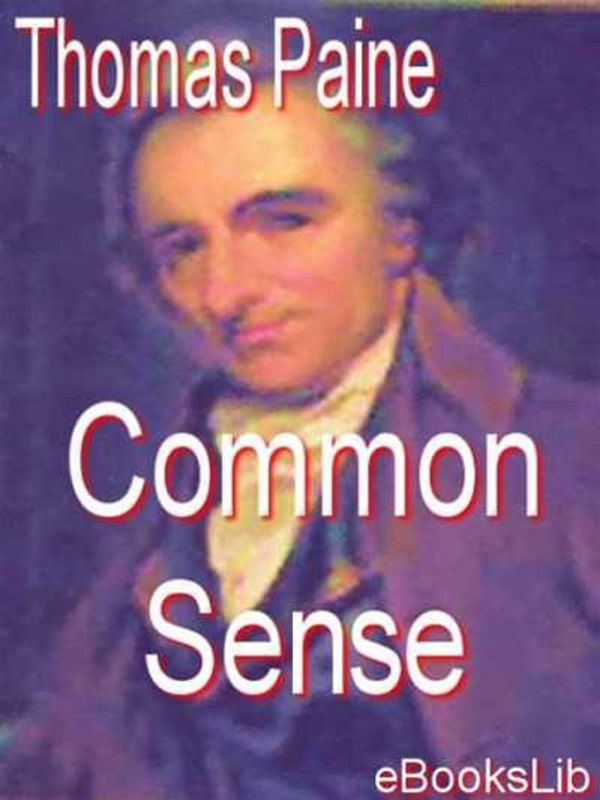 Cover Art for 9781412159937, Common Sense by Thomas Paine