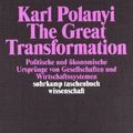 Cover Art for 9783518278604, The Great Transformation by Karl Polanyi