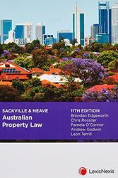 Cover Art for 9780409352092, Sackville & Neave Australian Property Law, 11th edition by B Edgeworth, C Rossiter, P O'Connor, A Godwin, L Terrill
