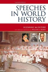 Cover Art for 9780816074044, Speeches in World History by Suzanne McIntire
