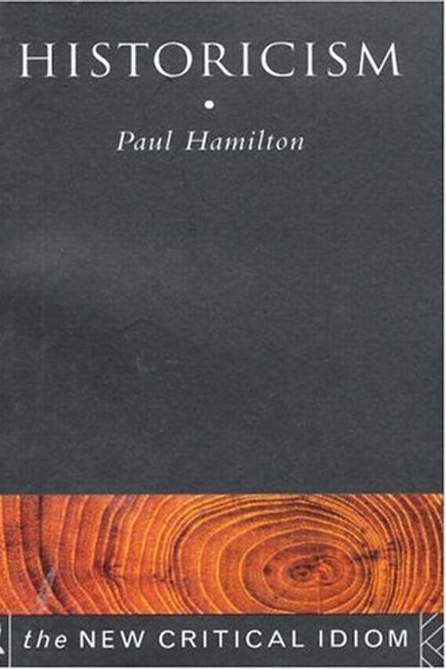 Cover Art for 9780415110518, Historicism by Paul Hamilton