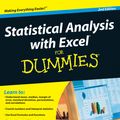 Cover Art for 9780470535424, Statistical Analysis with Excel For Dummies by Joseph Schmuller