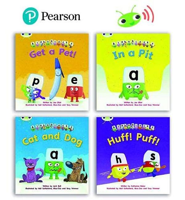 Cover Art for 9781292414874, Learn to Read at Home with Alphablocks: Phase 2 - Reception Term 1 (4 fiction books) Pack B by Joe Elliot, Jack Bell, Catherine Baker