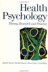 Cover Art for 9780803976085, Health Psychology by David F. Marks, Michael Murray