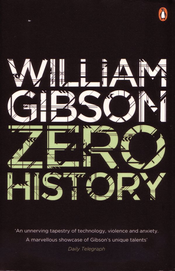 Cover Art for 9780670919550, Zero History by William Gibson