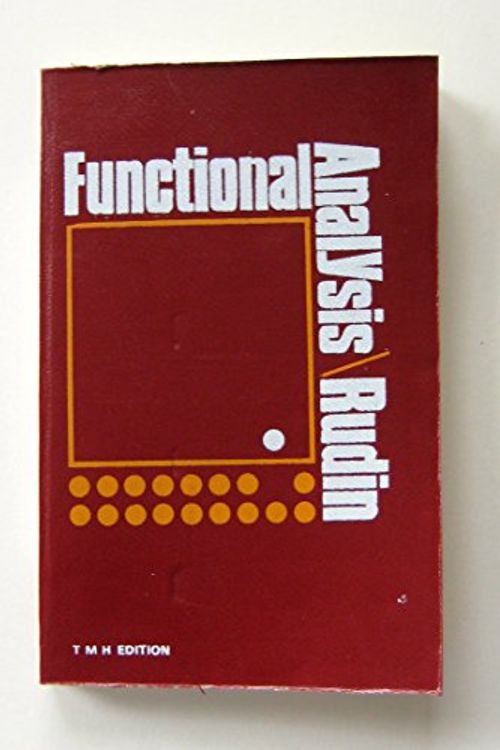 Cover Art for 9780070995581, Functional Analysis by Walter Rudin